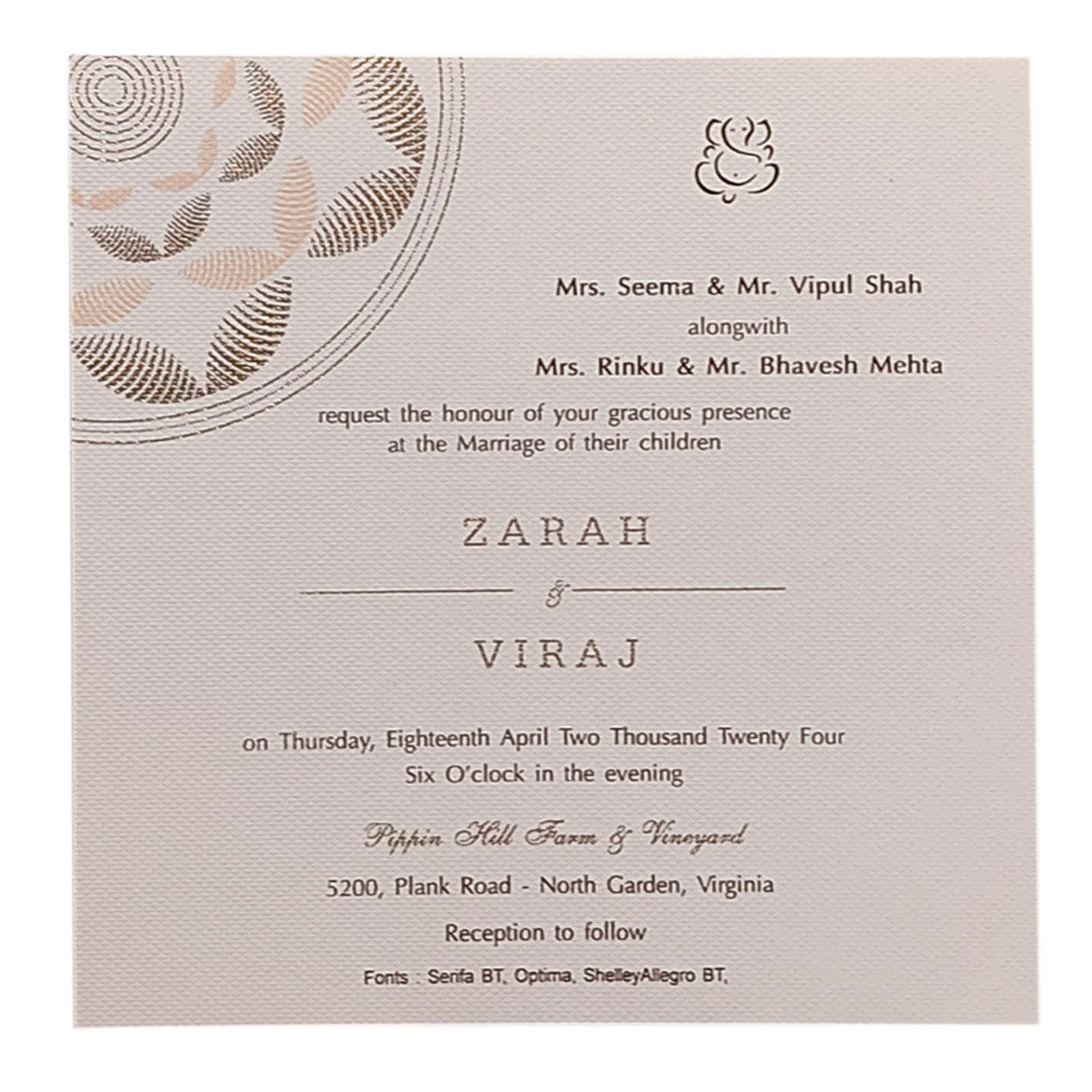 Invitation Card - KRCS6532 - Image 2