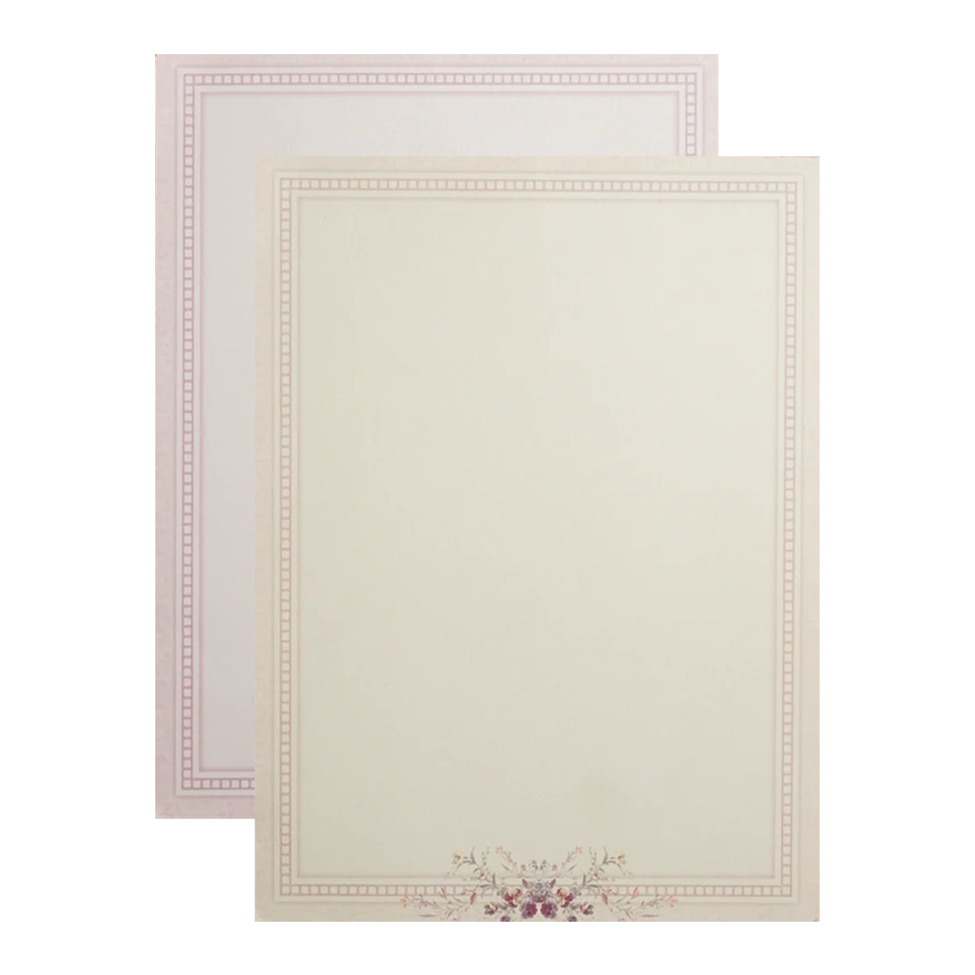 Lavender Floral Door Wedding Card-KNKC4082 - Image 5