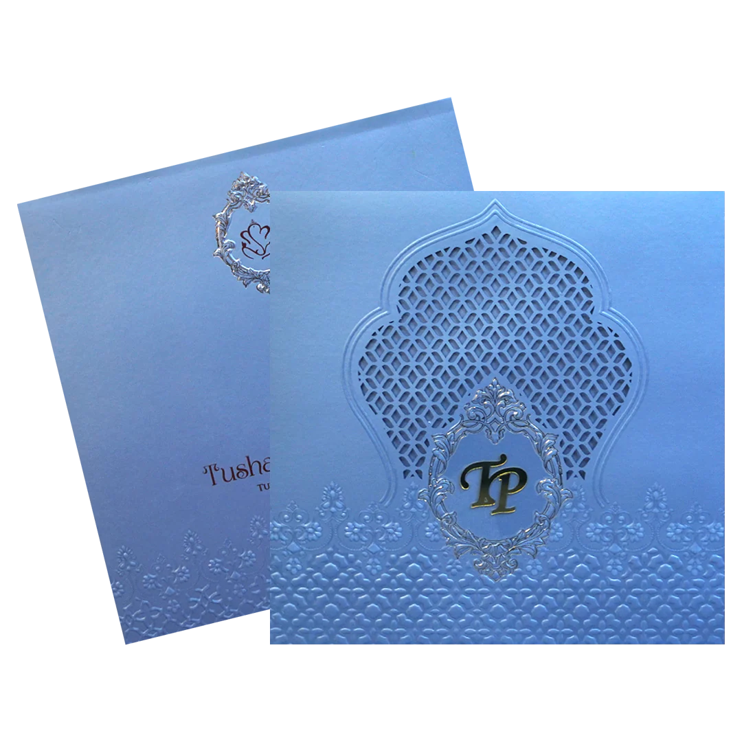 Light Blue MDF Invitation-KPR09340 - Image 2