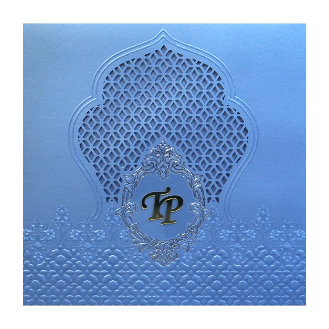 Light Blue MDF Invitation-KPR09340 - Image 3