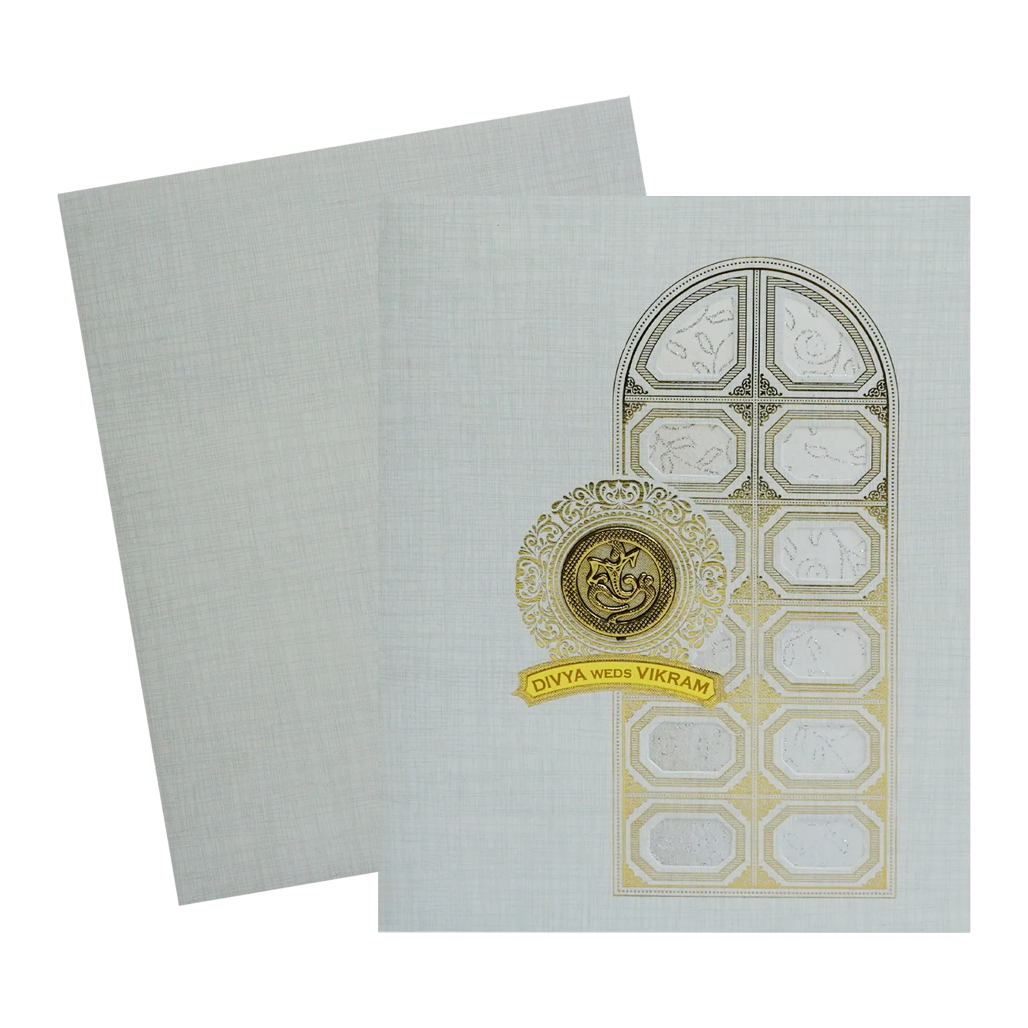 Light Grey Marriage Card-KNK9407G - Image 2
