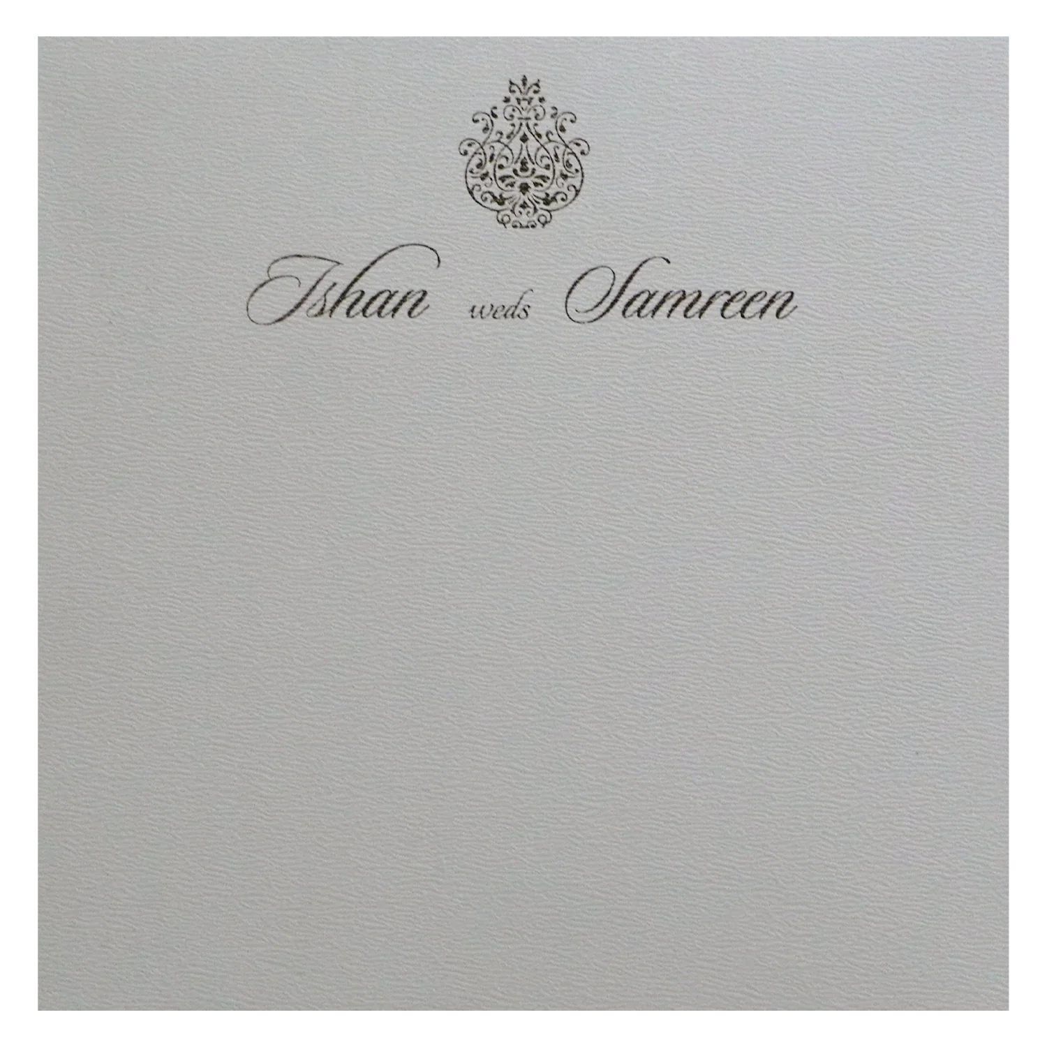 Light Grey Wedding Invitation-KRC30132 - Image 4
