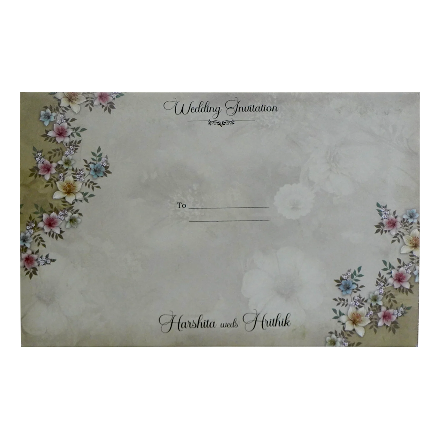 Light Pale Olive Green Invitation-KSI12540 - Image 4