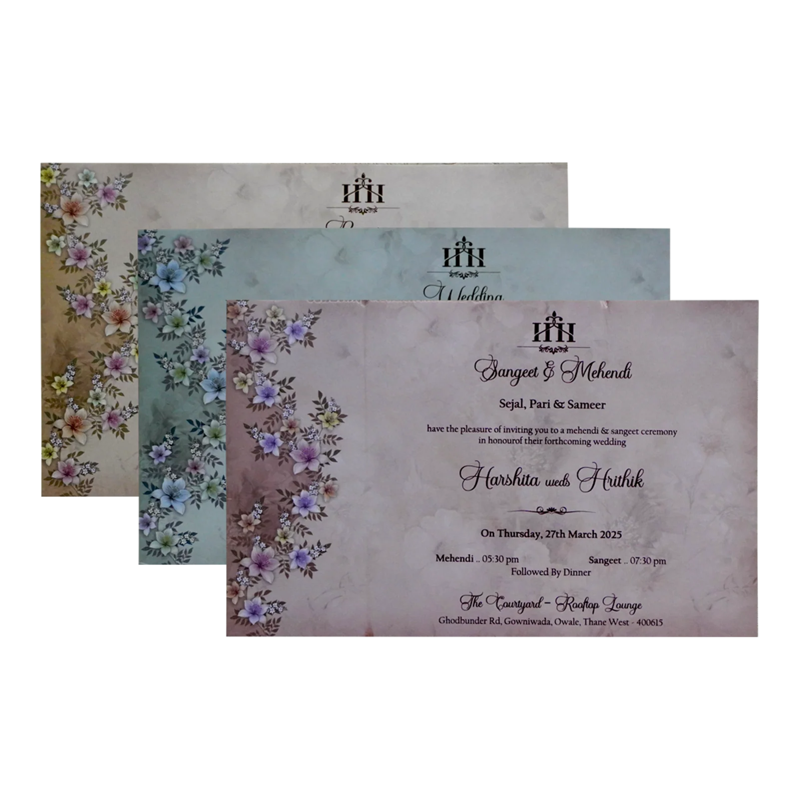 Light Pale Olive Green Invitation-KSI12540 - Image 5