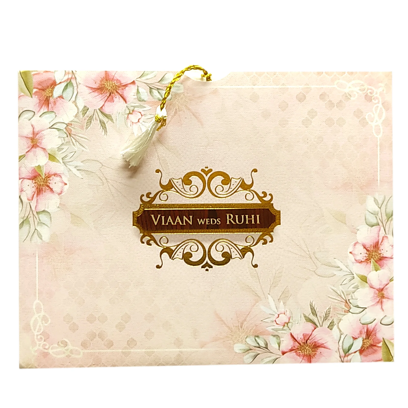 Light Pale Pink Tracing Sheet Invitation-KVN06400 - Image 3