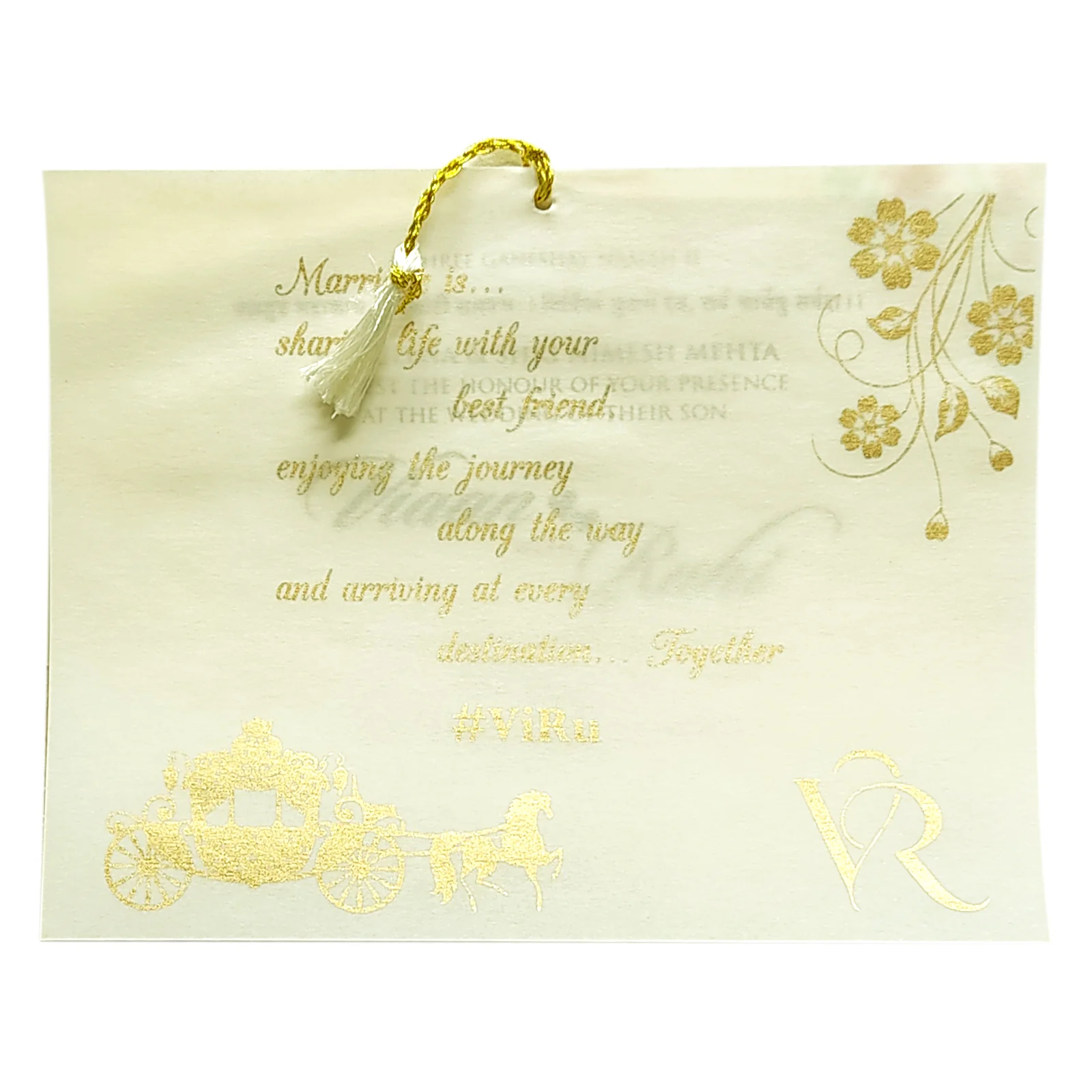 Light Pale Pink Tracing Sheet Invitation-KVN06400 - Image 4