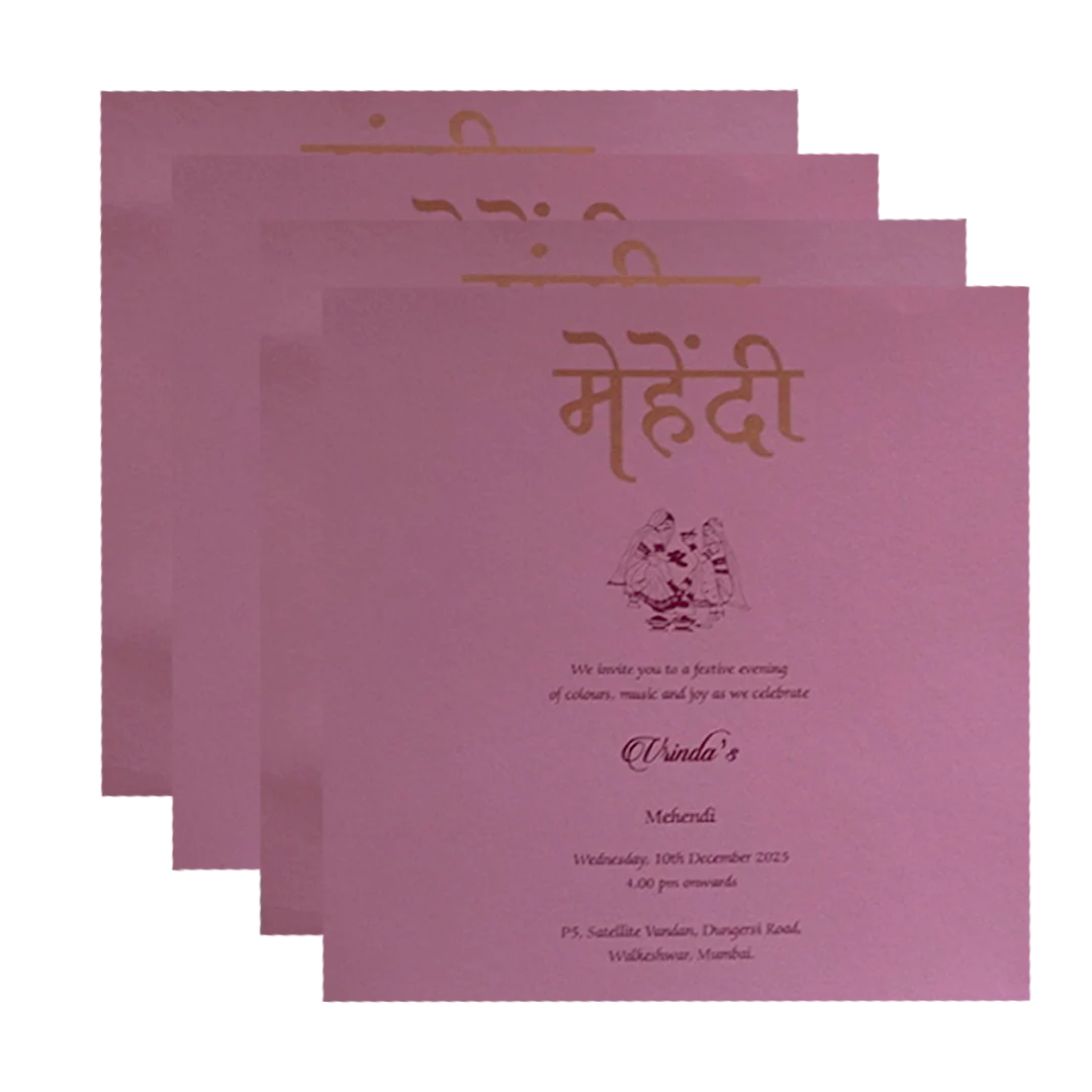 Light Pink Marriage Card-KPR09070 - Image 5