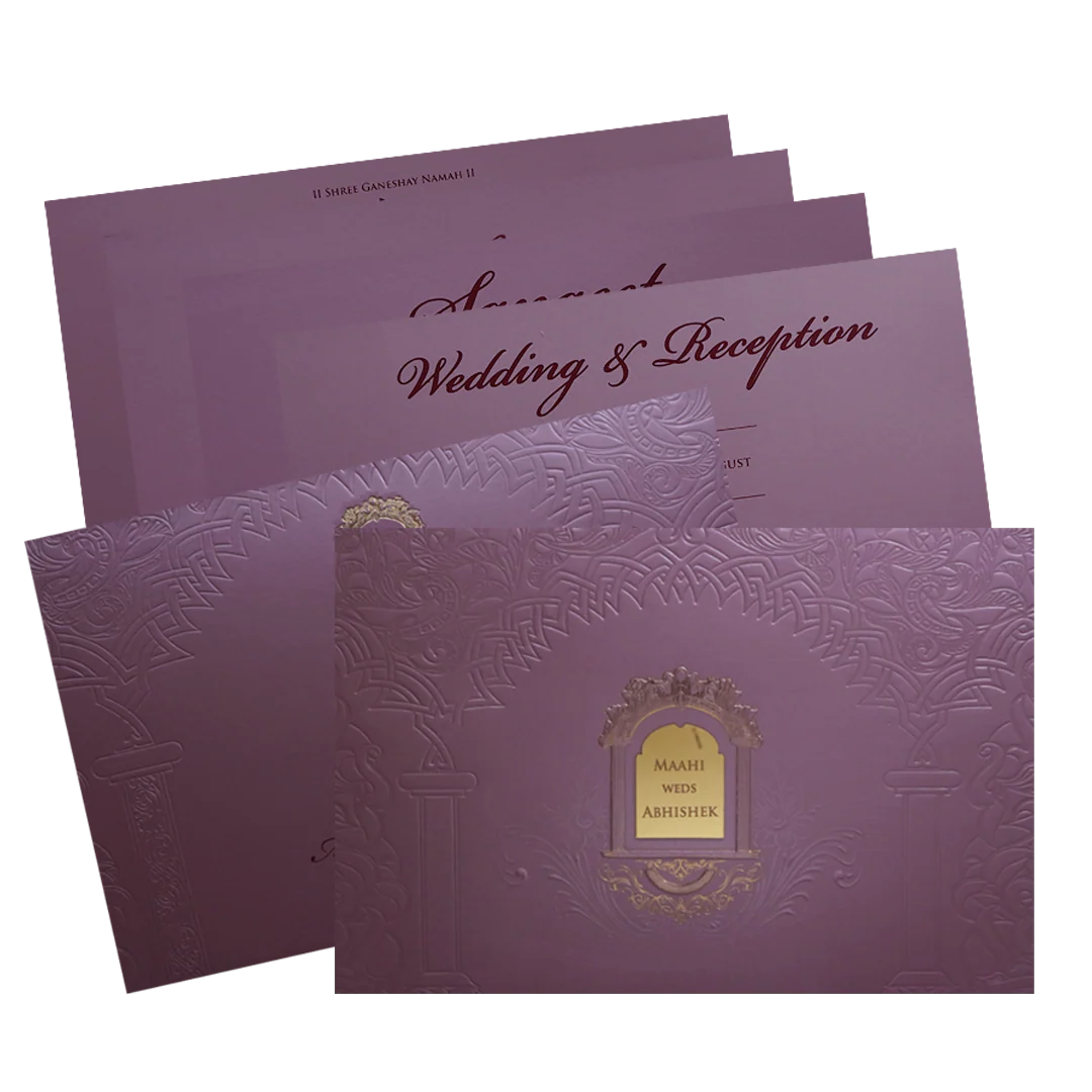 Light Pink Wedding Card-KPR09510