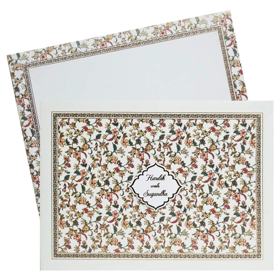 Lime Yellow Persian Marriage Invitation Card-KAC05780 - Image 2
