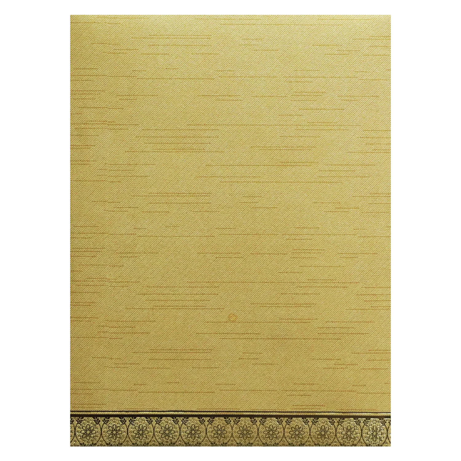 Metallic Gold Ganesha Nameplate Wedding Card-KNRM8706G - Image 4