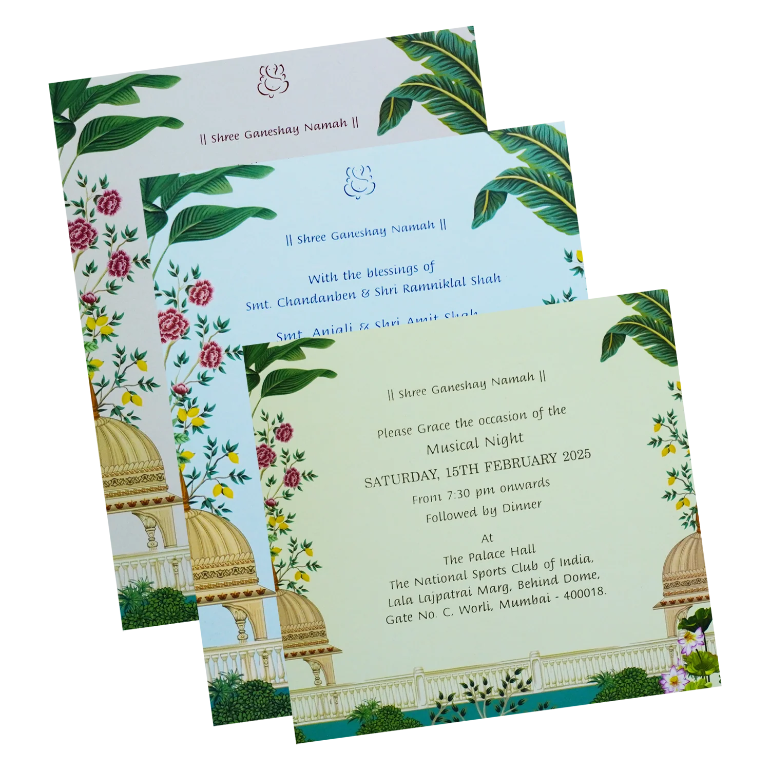 Pale Blue Tracing Sheet Invitation-KRC30180 - Image 5