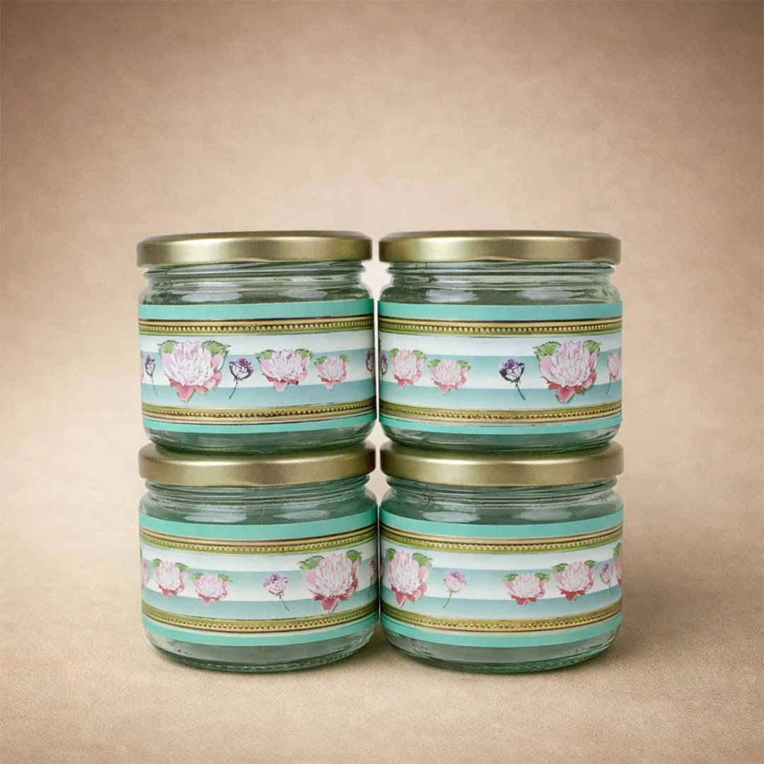 Pastel Blue Peacock Luxury Sweet Jar Box-KBX10101 - Image 5