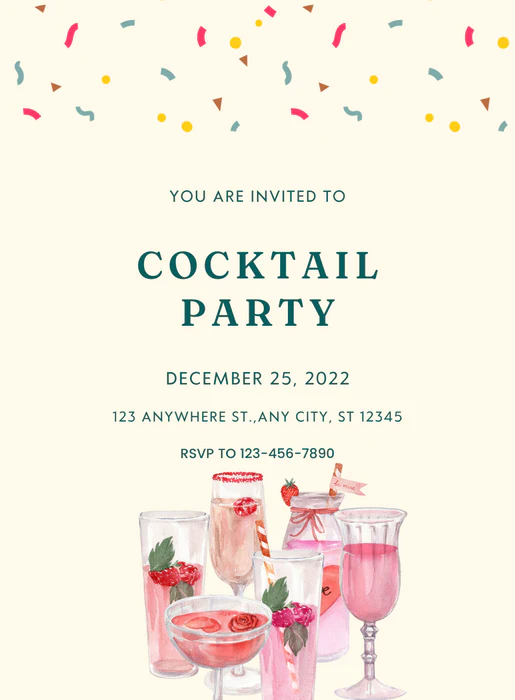 Pastel Coloured Cocktail Party-EINK0077 - Image 2