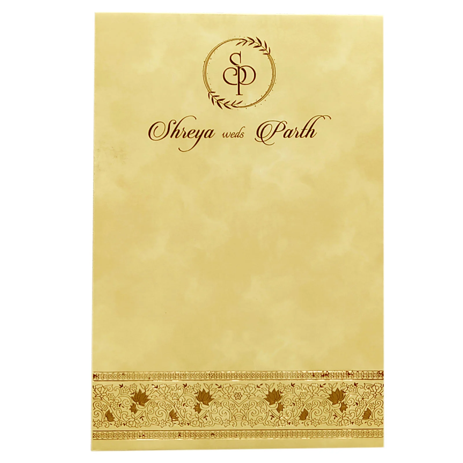 Pastel Design Single Sheet Invitation Card-KRCS5061 - Image 3