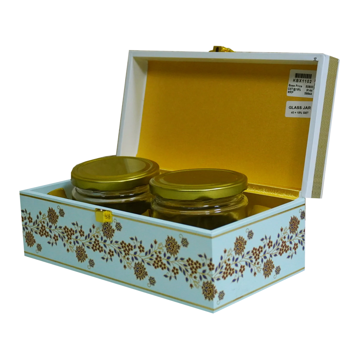 Pastel Floral Pattern Box invitation-KBX1102 - Image 2