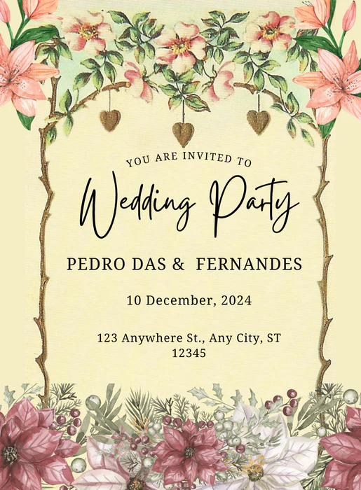 Pastel Pink Marathi Wedding Invitation-AAMAI008 - Image 2
