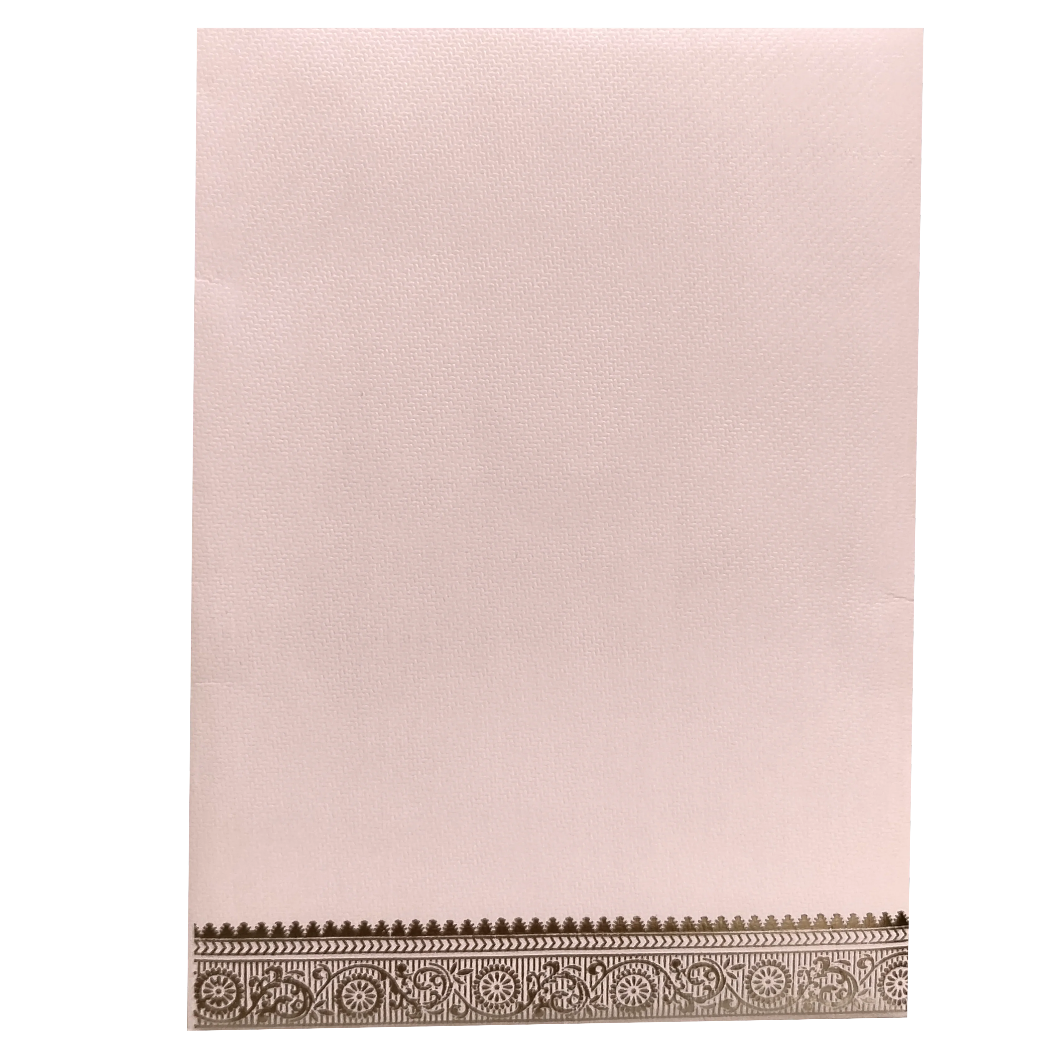 Peach Ganesha Wedding Invitation Card-KNKTP026 - Image 4