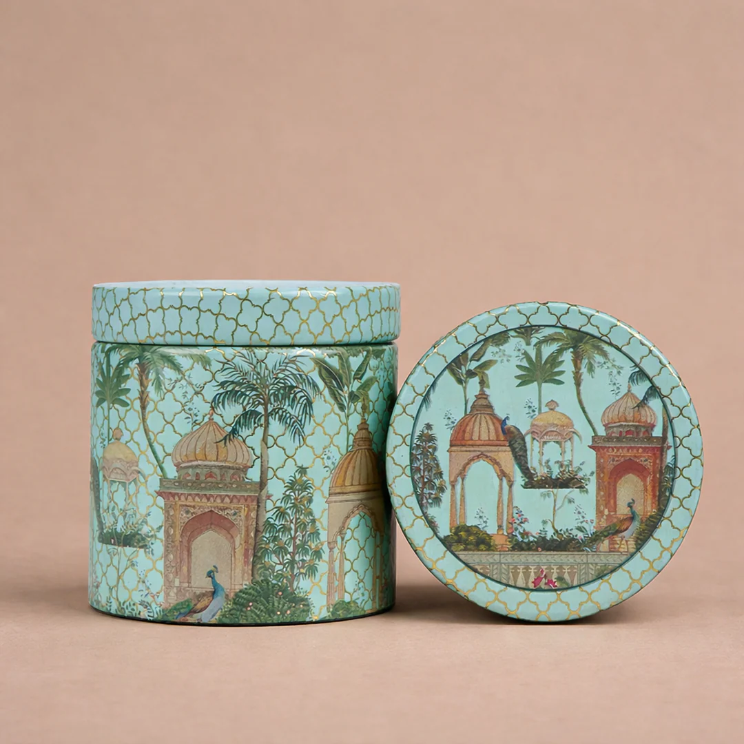 Peacock Palace Return Tin Gift-GNT9915