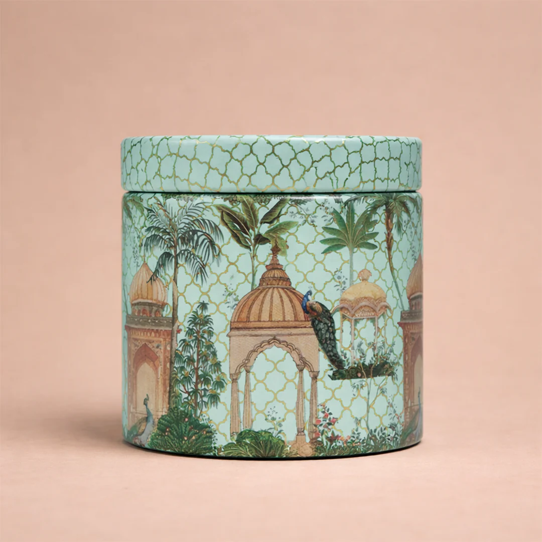 Peacock Palace Return Tin Gift-GNT9915 - Image 2