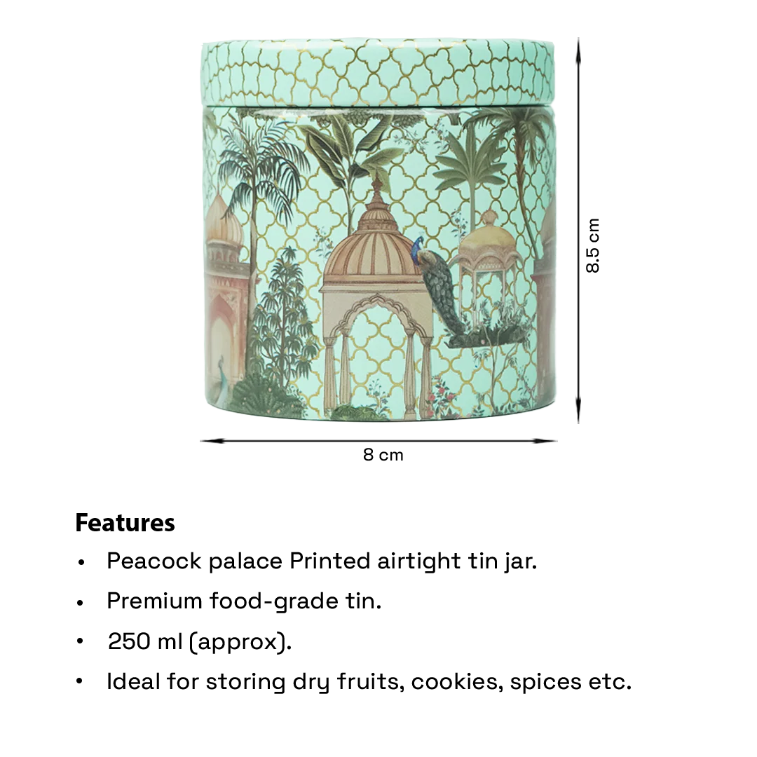 Peacock Palace Return Tin Gift-GNT9915 - Image 3
