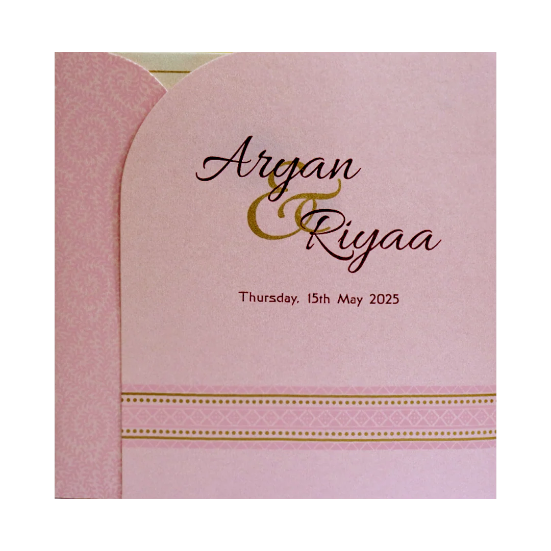 Pink Door Opening Invitation Card-KRC30112 - Image 3