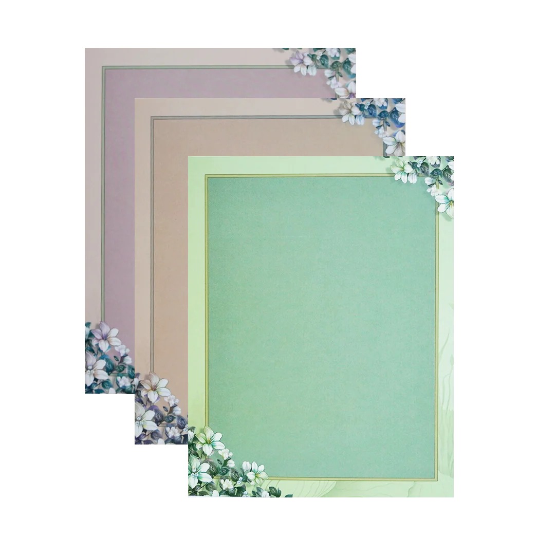 Pink Floral Padded Wedding Card-KAC05460 - Image 5