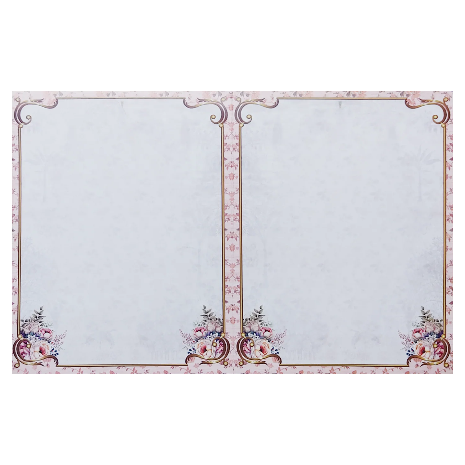 Pink Royal Bride Groom Wedding Card-KNKJ1135 - Image 5