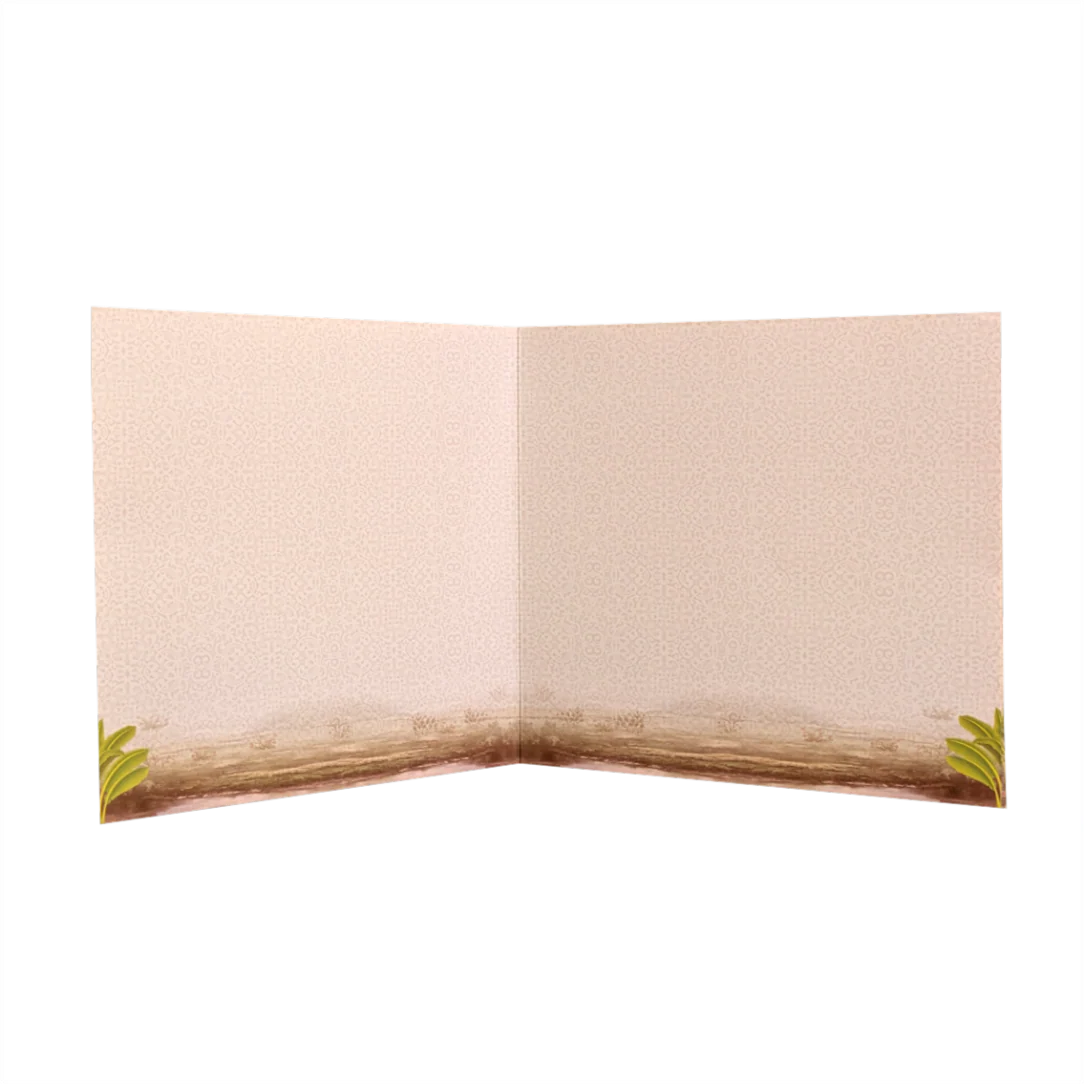 Pink Temple Theme Wedding Card-KNSN6707P - Image 5
