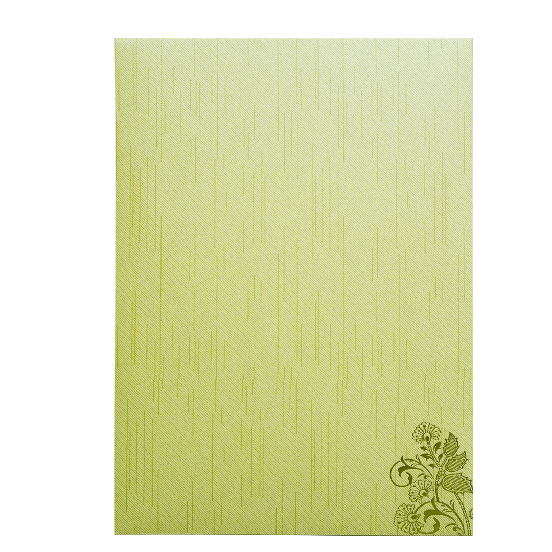 Pista Green Door-Style Opening Invitation Card-KNKR041N - Image 4