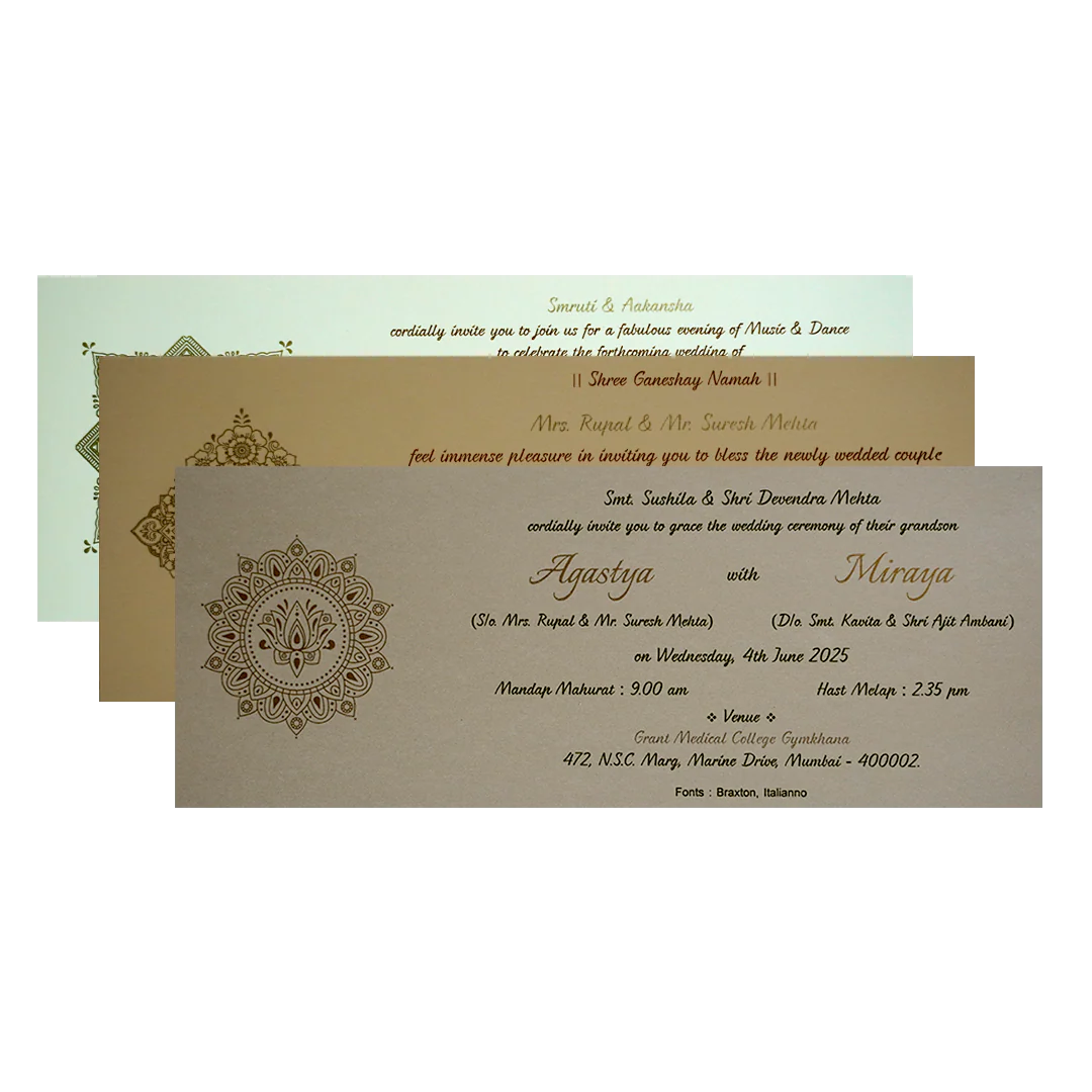 Pista Green Ganesha Wedding Card-KRC30352 - Image 5
