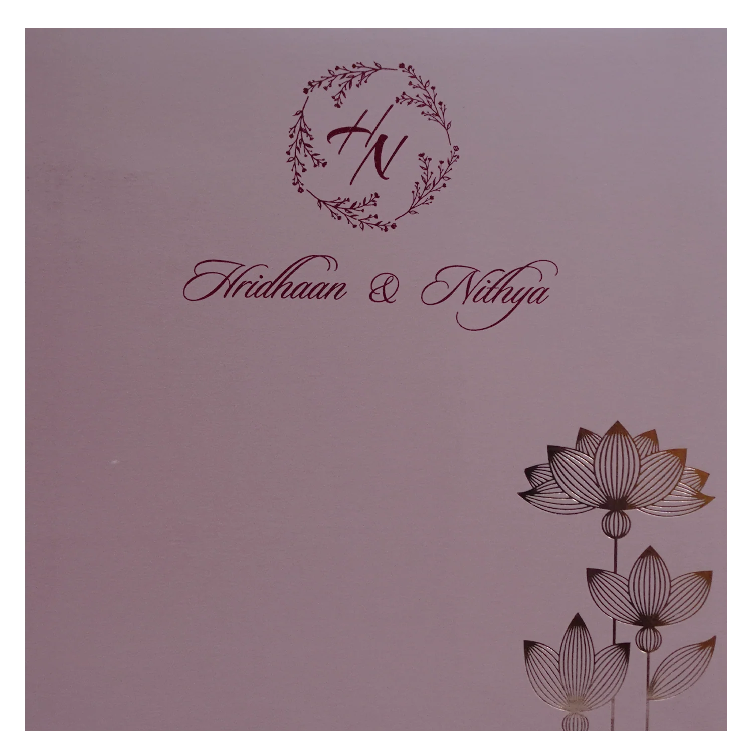 Plum Pink Single Card-KRCS7301 - Image 3