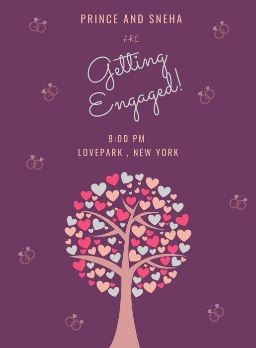 PurpleTree Engagement Invitation-AAEGI022 - Image 2