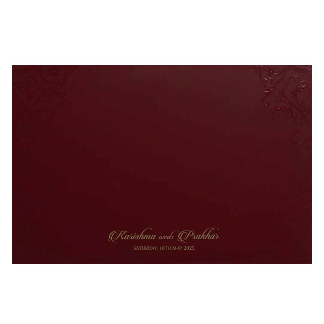 Red Marriage Invitation-KPR09570 - Image 4