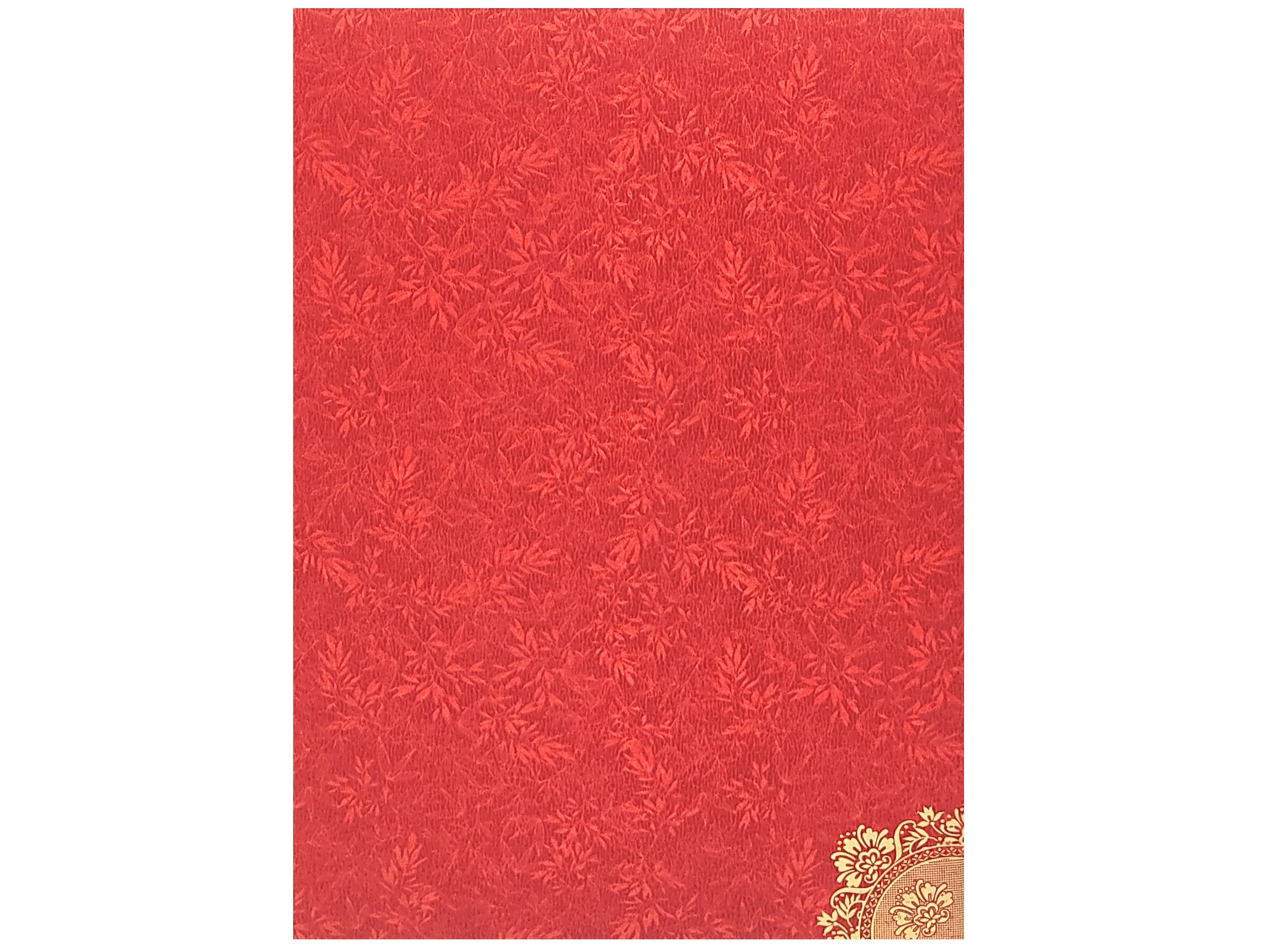 Red Metallic Balaji Padmavathi Invite In Gold Foiling-KNCM34RM - Image 4