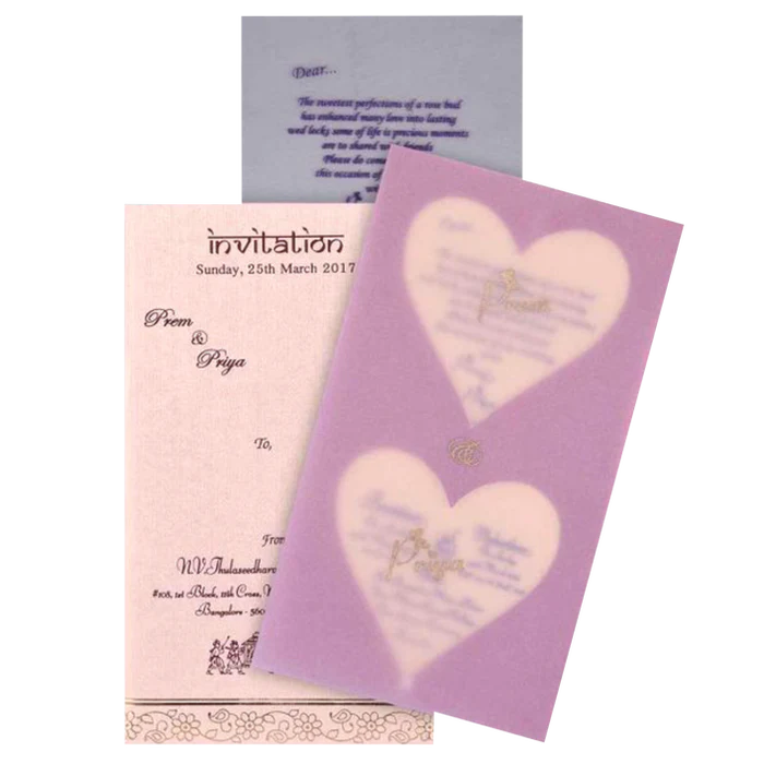 Romantic Heart Theme With Red Shading Personal Card - KNK30181