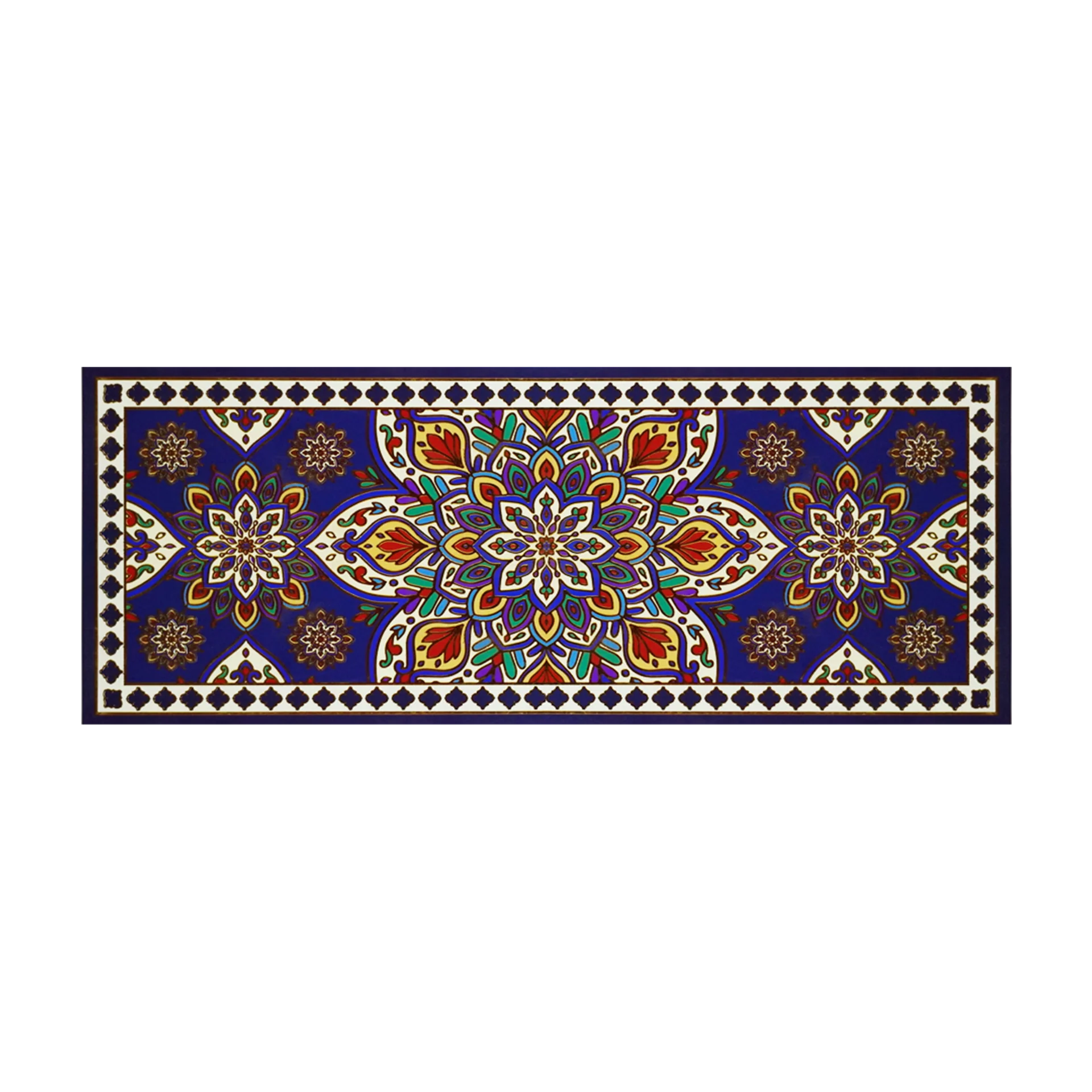 Royal Blue Geometric Pattern Box Invitation-KBX1206 - Image 3