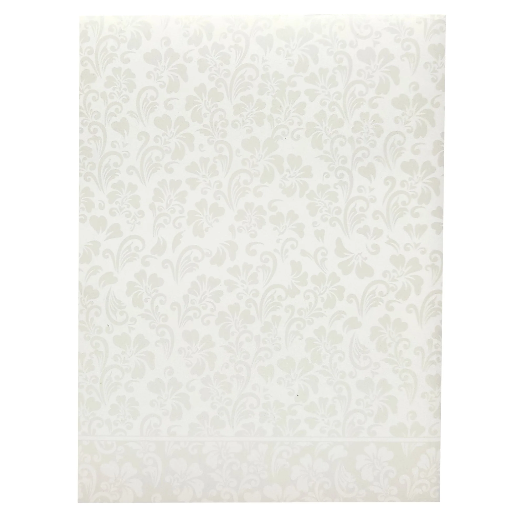 White Royal Screen Embossed With Balaji And Padmavathi-KNK7046W - Image 4
