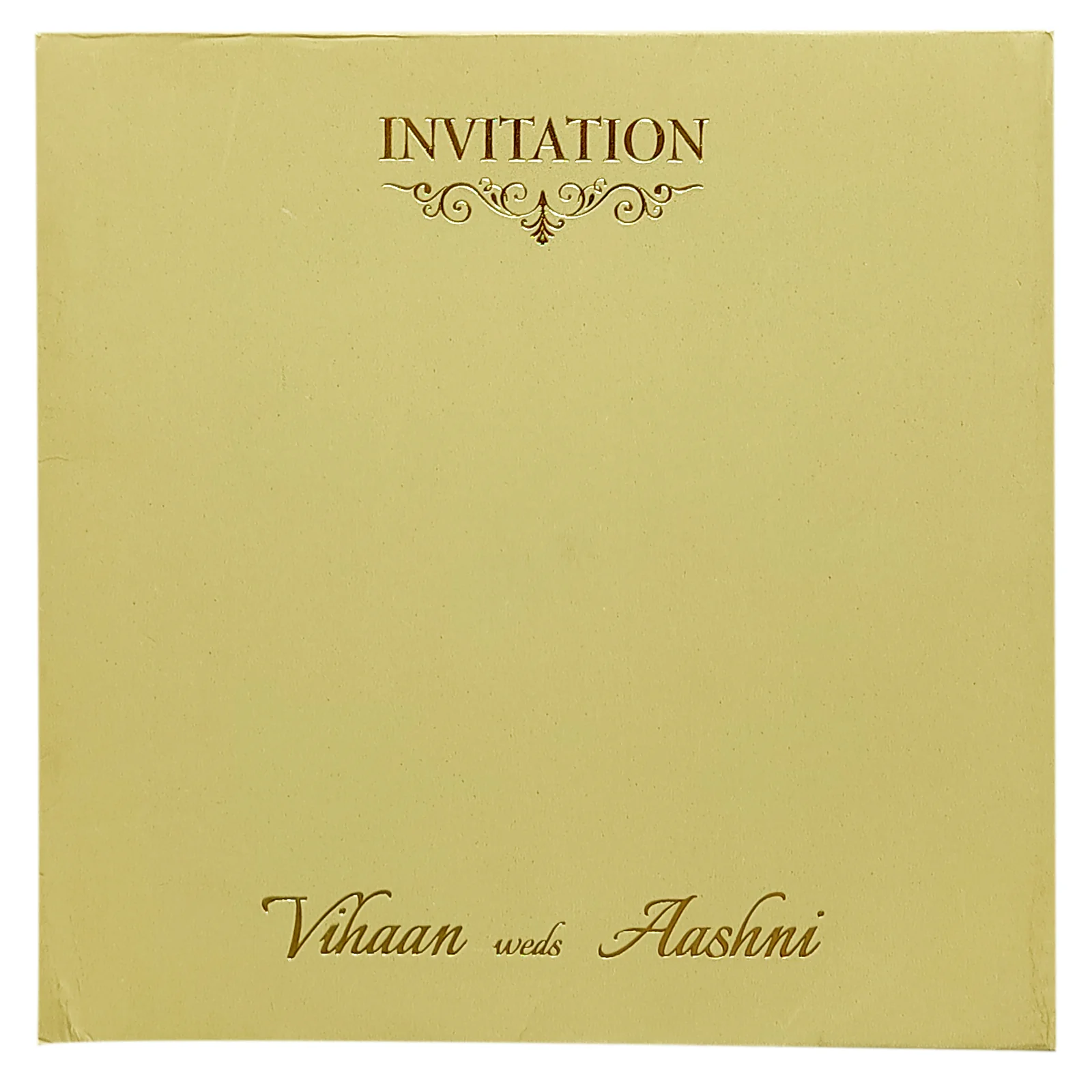 Sandal Door Padded Invitation Card-KRC29680 - Image 4