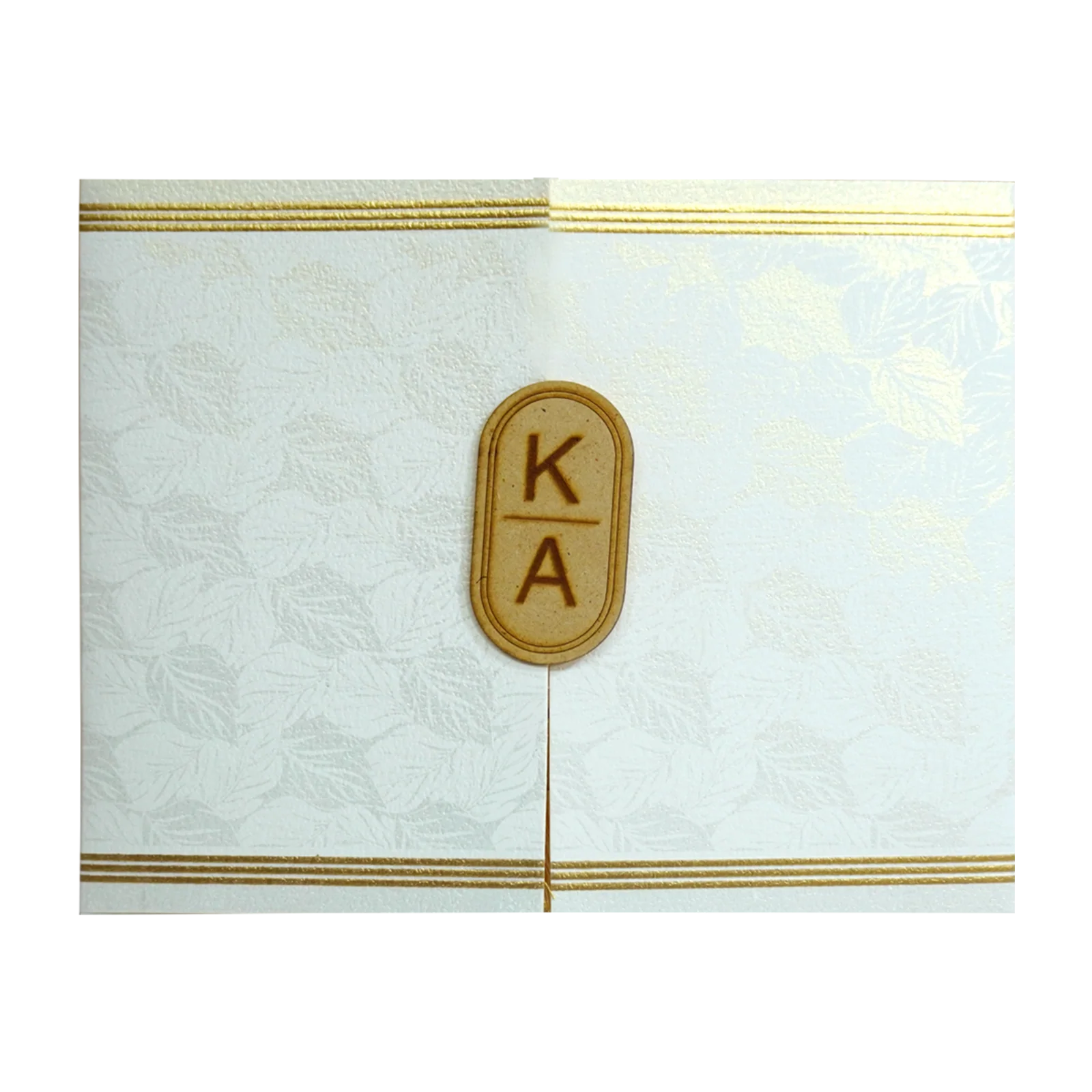 Silky White Wedding Card-KRC30150 - Image 3