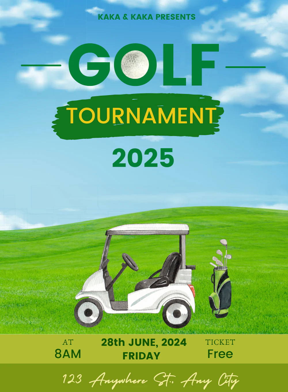 Tee Up golf Invitation-AAGLF003