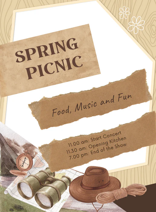 Verdant Spring Picnic Invitation-AAPIC007 - Image 2