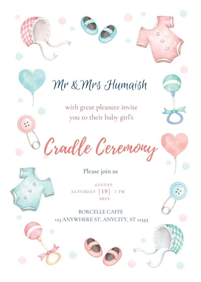 Watercolour Cradle Ceremony Invitation-AACCI001