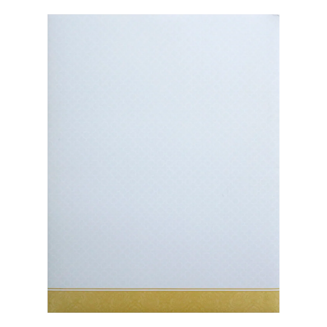 White and Yellow Patterned Wedding Card-KNJS2089O - Image 4