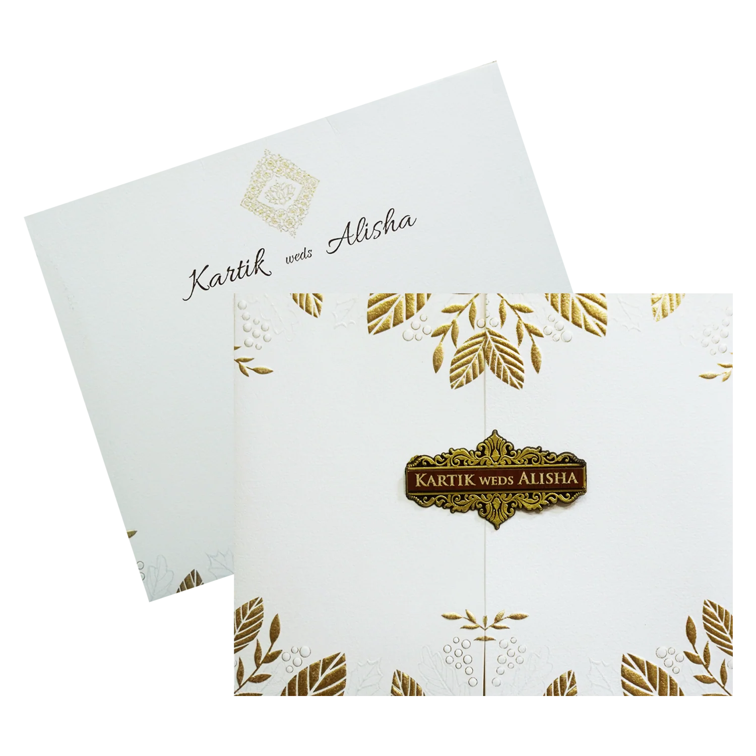 White Door Kind Wedding Card-KRC30121 - Image 2