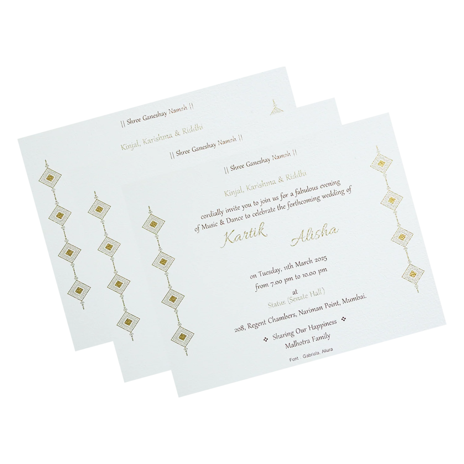 White Door Kind Wedding Card-KRC30121 - Image 5