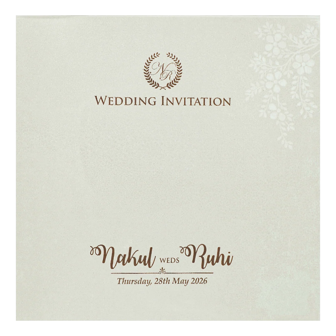 White Elephant Procession Wedding card-KRE28580 - Image 4