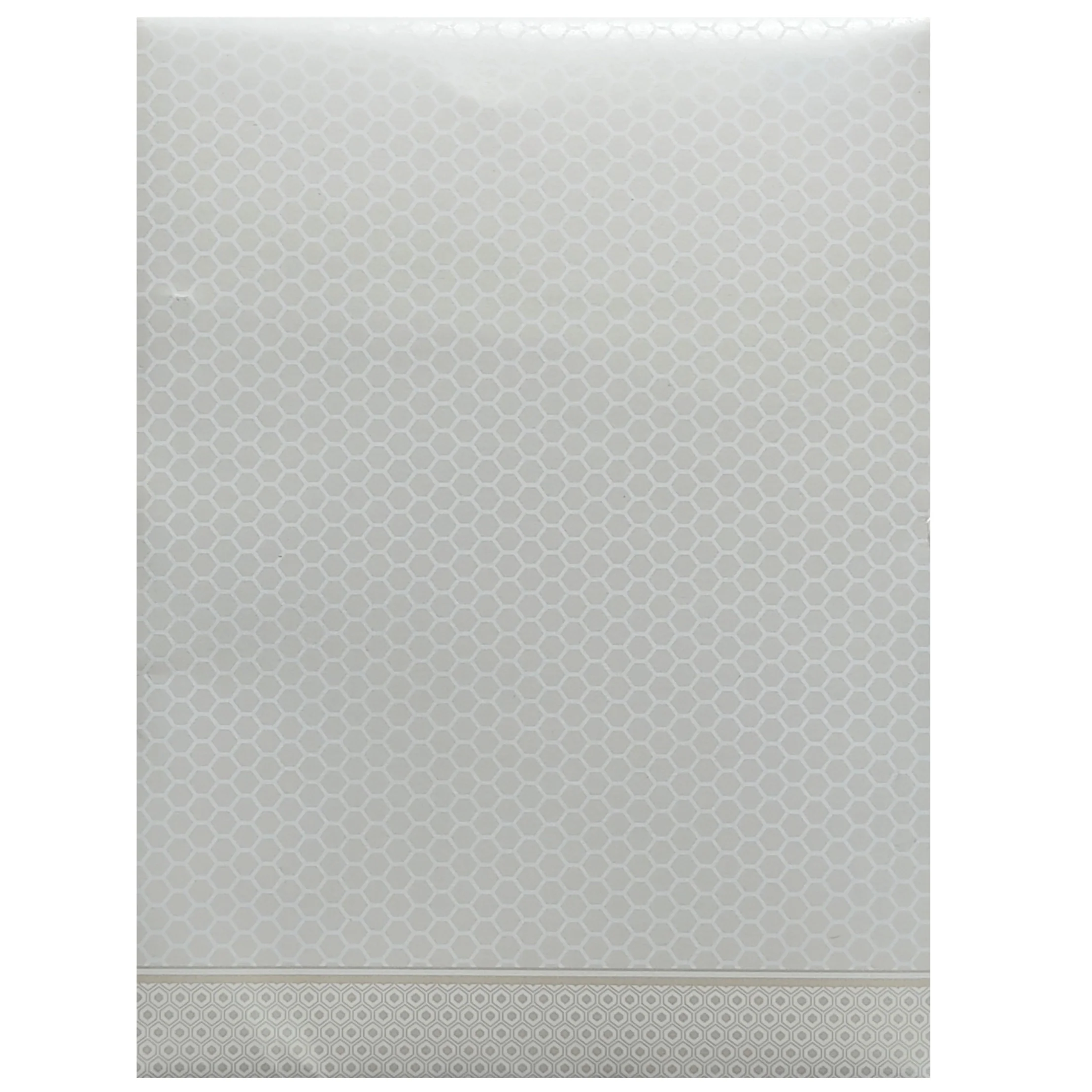 White Embossed Invitation Card-KNK7057W - Image 4