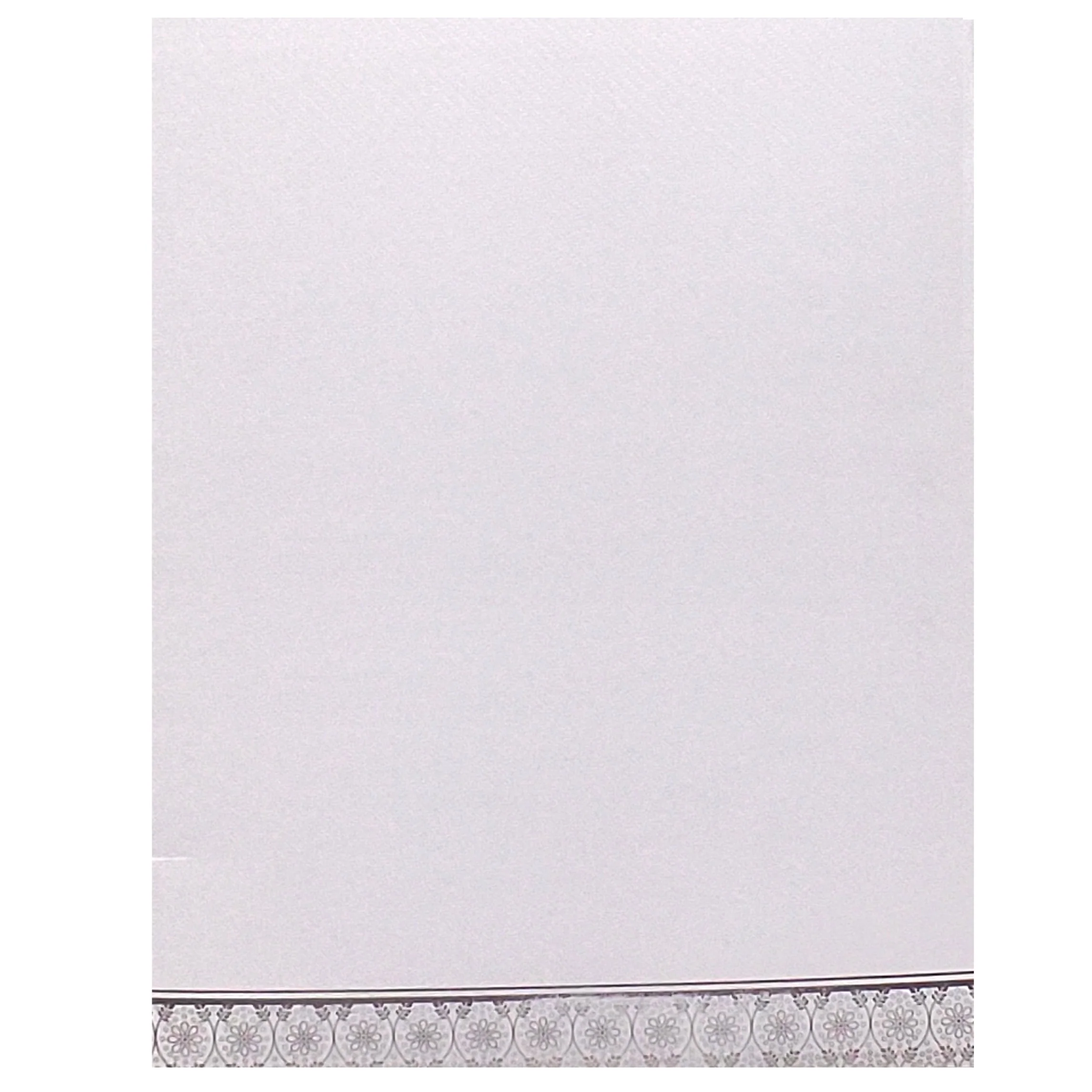 White Ganesha Floral Invitation Card-KNTW4401 - Image 4