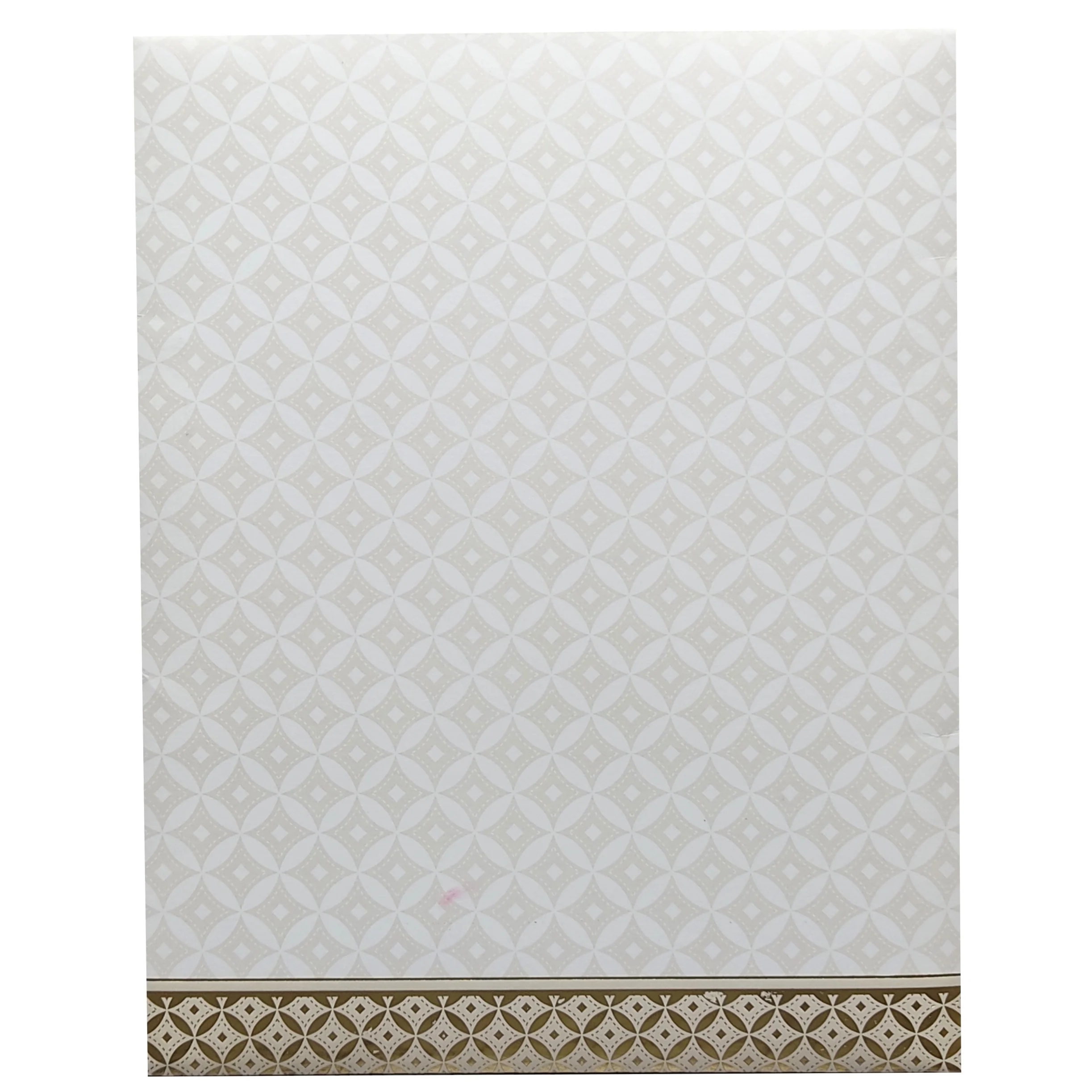 White Ganesha Nameplate Invitation Card-KNJS2072 - Image 4