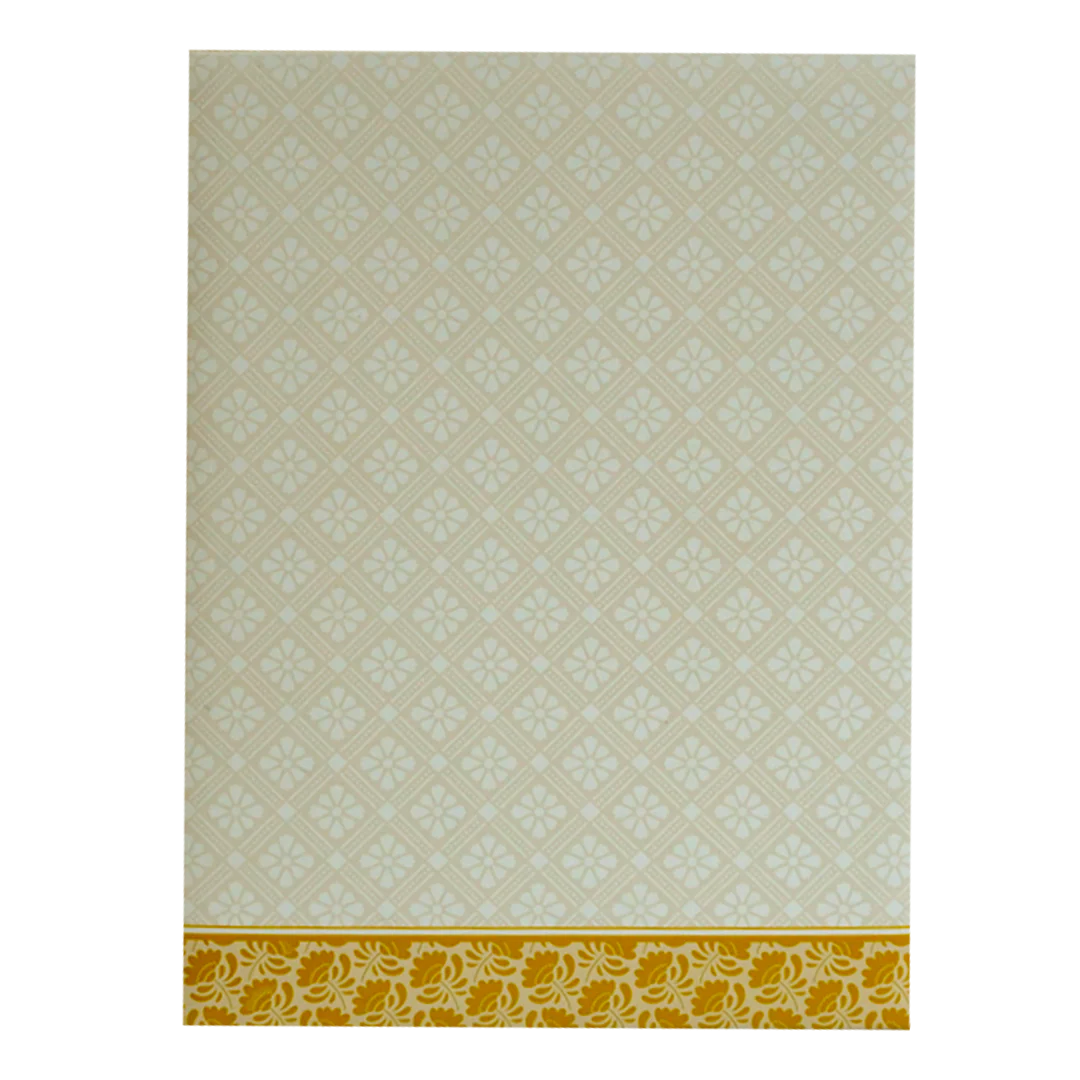White Ganesha Nameplate Wedding Invitation-KNK7078W - Image 4